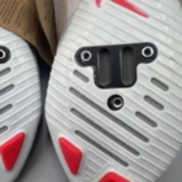 NWT - Nike Men's 8.5 SuperRep Cycle 2 Shoes White Red Swoop - Picture 7 of 12